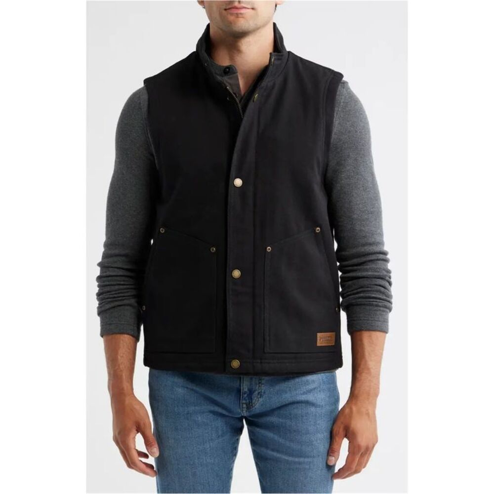 Pendleton Mens Pine Grove Canvas Utility Vest, NWT